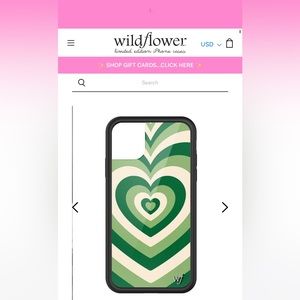Wildflower matcha love iPhone 13 case